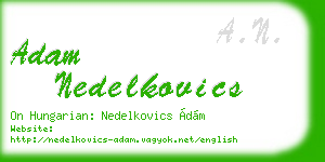 adam nedelkovics business card